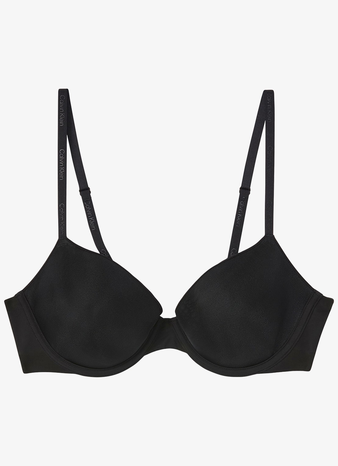 Calvin Klein Bh met beugelondersteuning - voorkant zwart