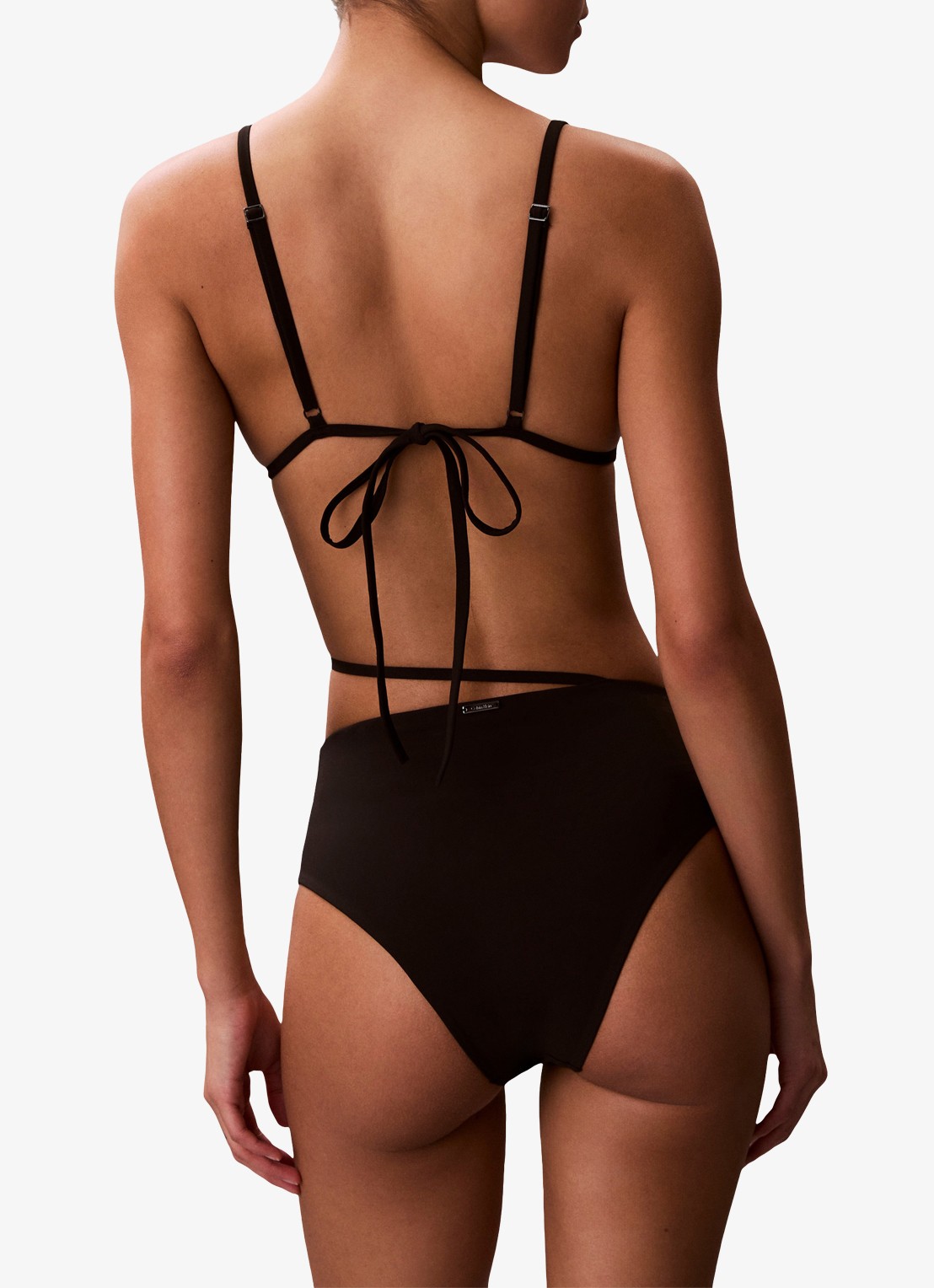 Calvin Klein Bikinislip met logo - achterkant 6 zwart