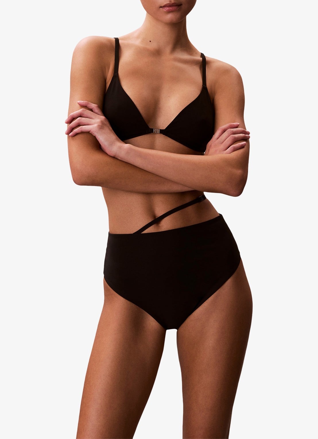 Calvin Klein Bikinislip met logo - detail 3 zwart