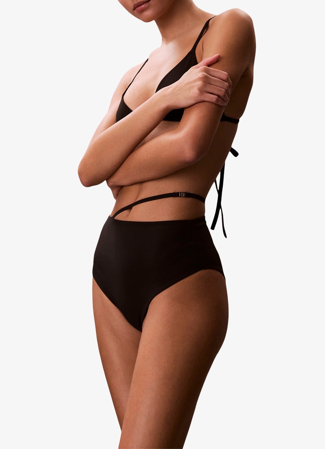 Calvin Klein Bikinislip met logo - detail 5 zwart