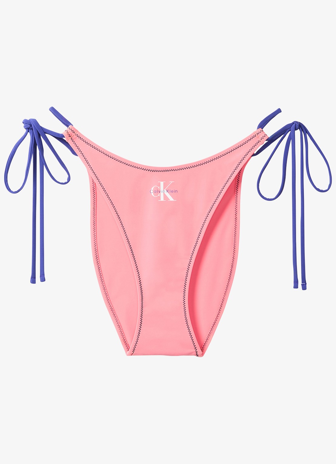 Calvin Klein Bikinislip met logo - voorkant 5 roze