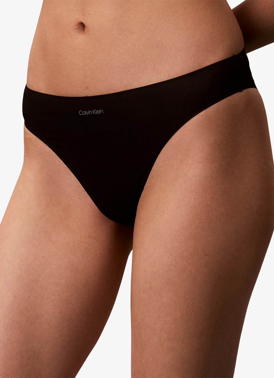 Calvin Klein Bikinislip met logo - detail 4 zwart
