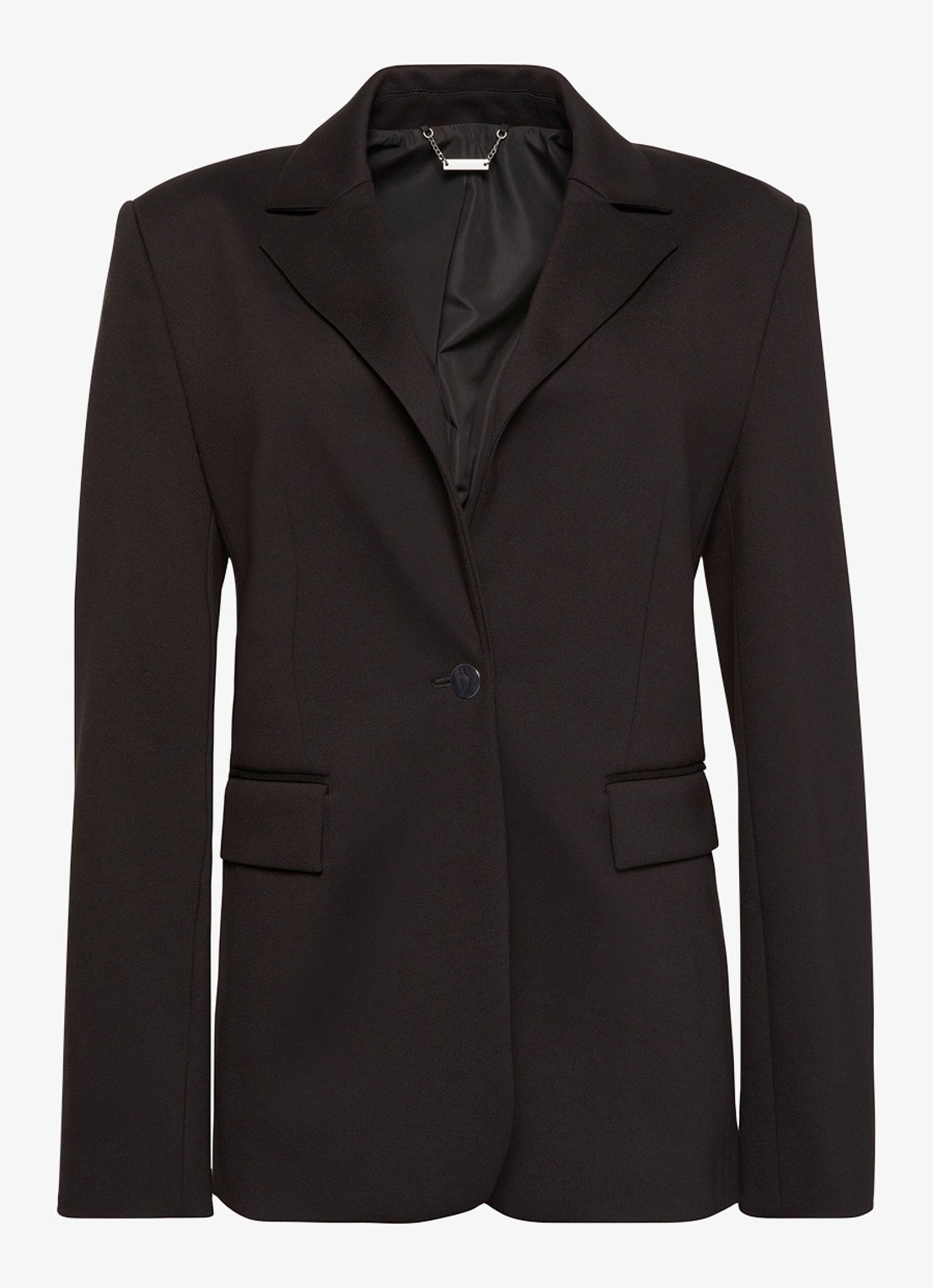 Calvin Klein Blazer met klepzakken - voorkant 5 zwart