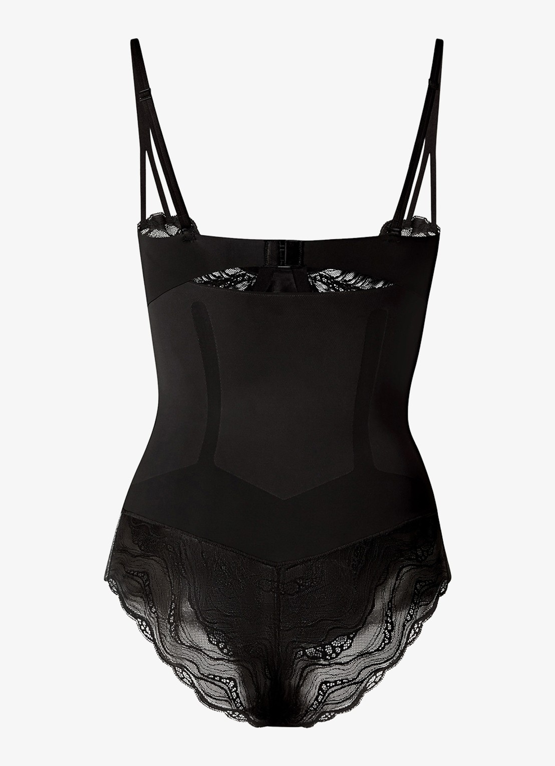 Calvin Klein Bodysuit van kant - achterkant 7 zwart