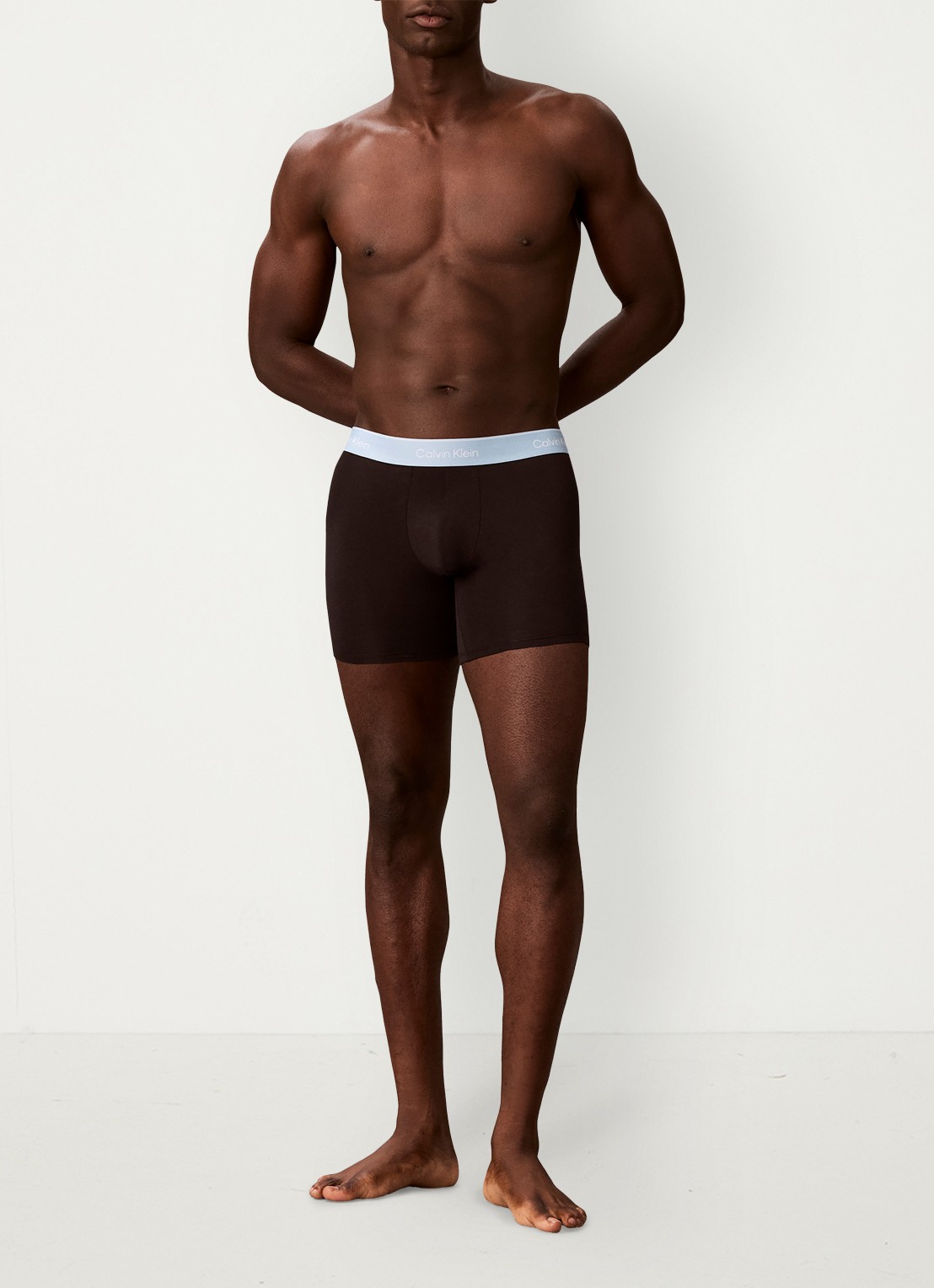 Calvin Klein Boxershort met logoband in 3-pack - detail rood