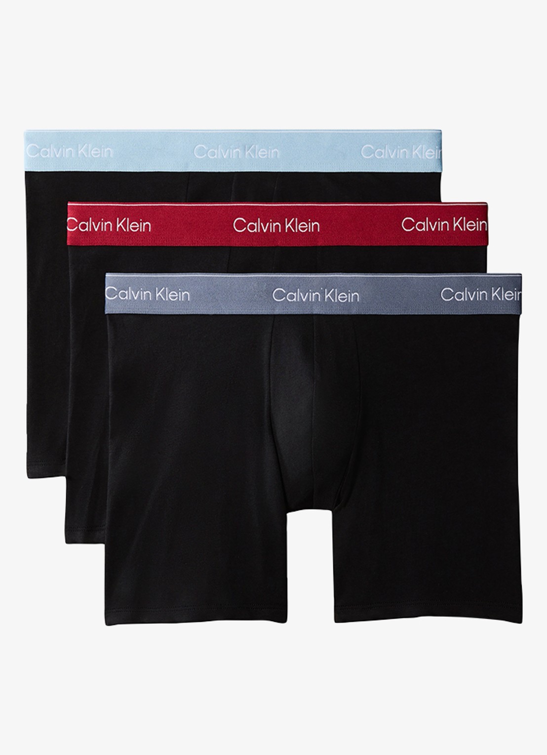 Calvin Klein Boxershort met logoband in 3-pack - voorkant 4 rood