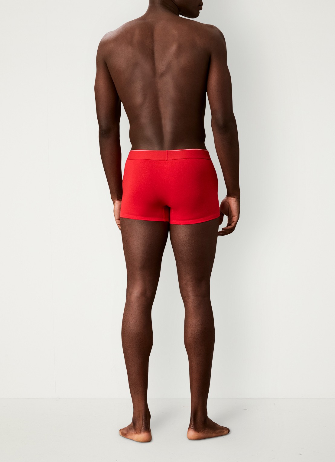 Calvin Klein Boxershorts met logoband in 3-pack - achterkant 6 rood