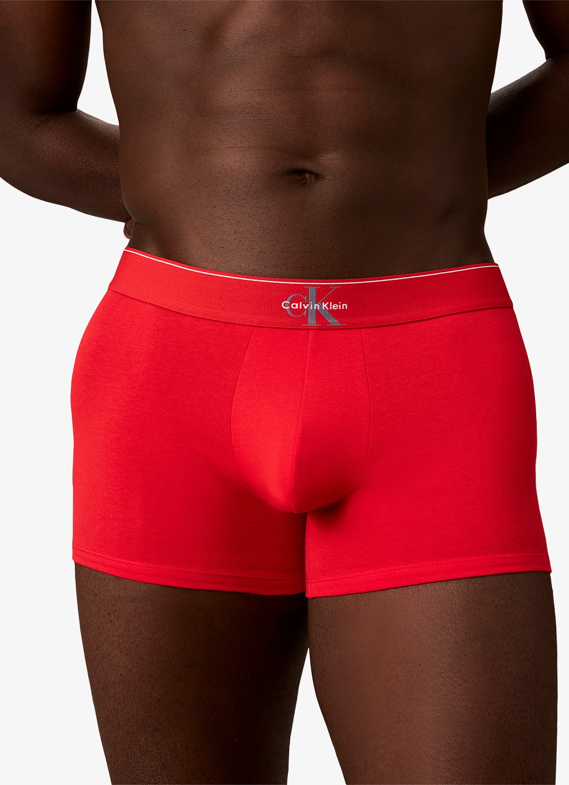 Calvin Klein Boxershorts met logoband in 3-pack - detail 2 rood
