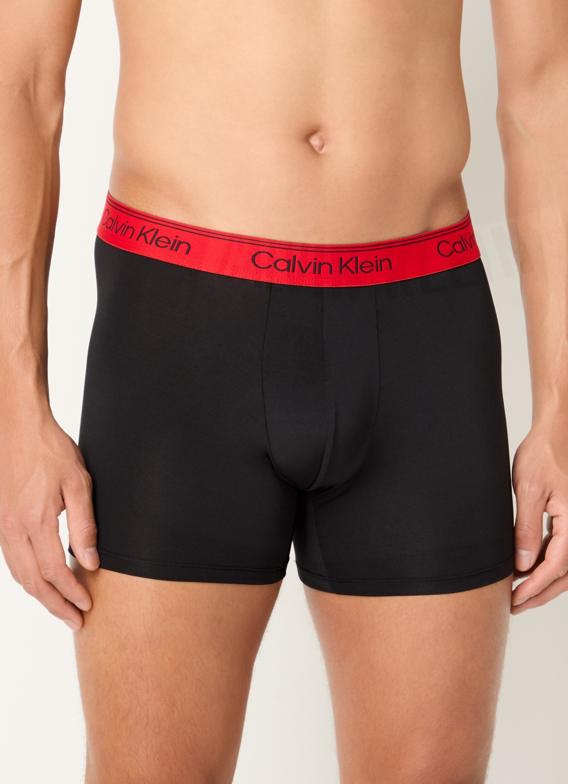 Calvin Klein Boxershorts met logoband in 3-pack - detail 2 zwart