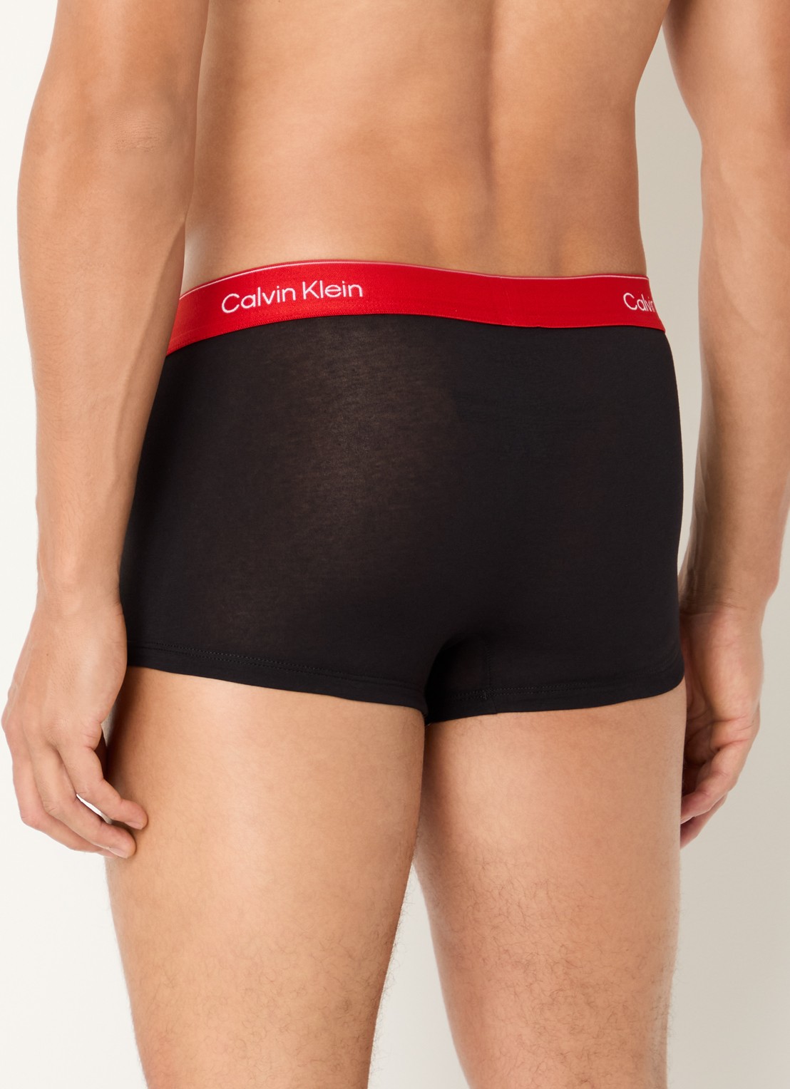 Calvin Klein Boxershorts met logoband in 3-pack - achterkant 2 zwart