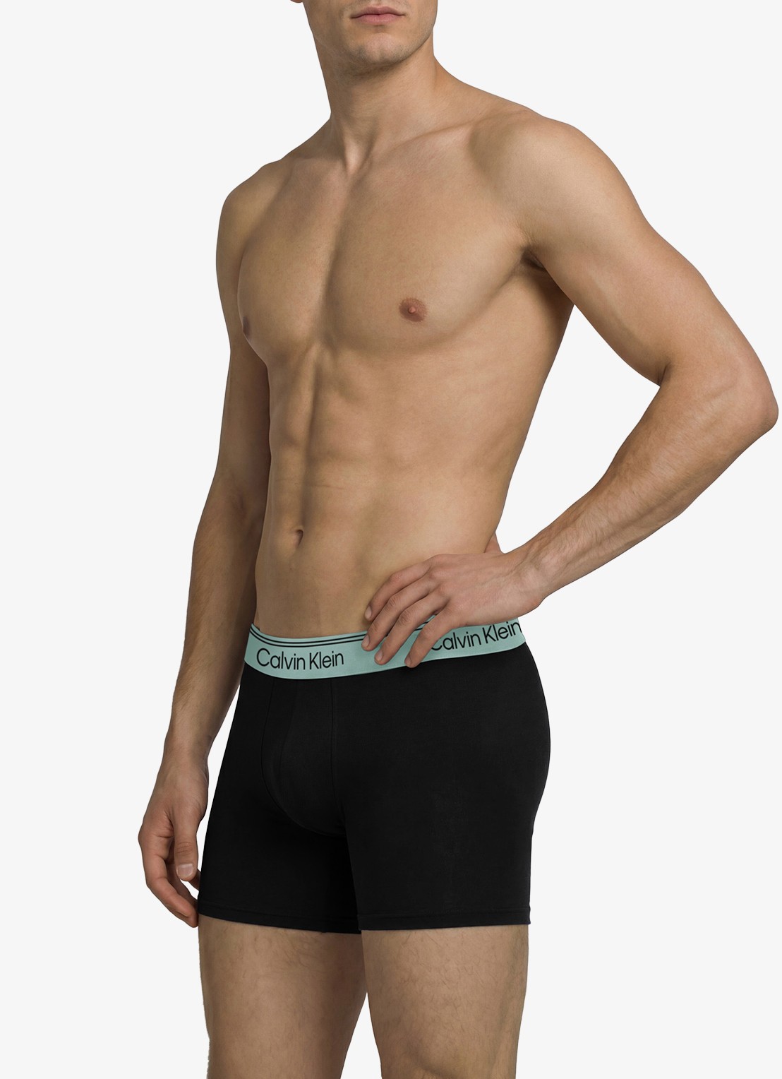 Calvin Klein Boxershorts met logoband in 3-pack - detail 3 zwart