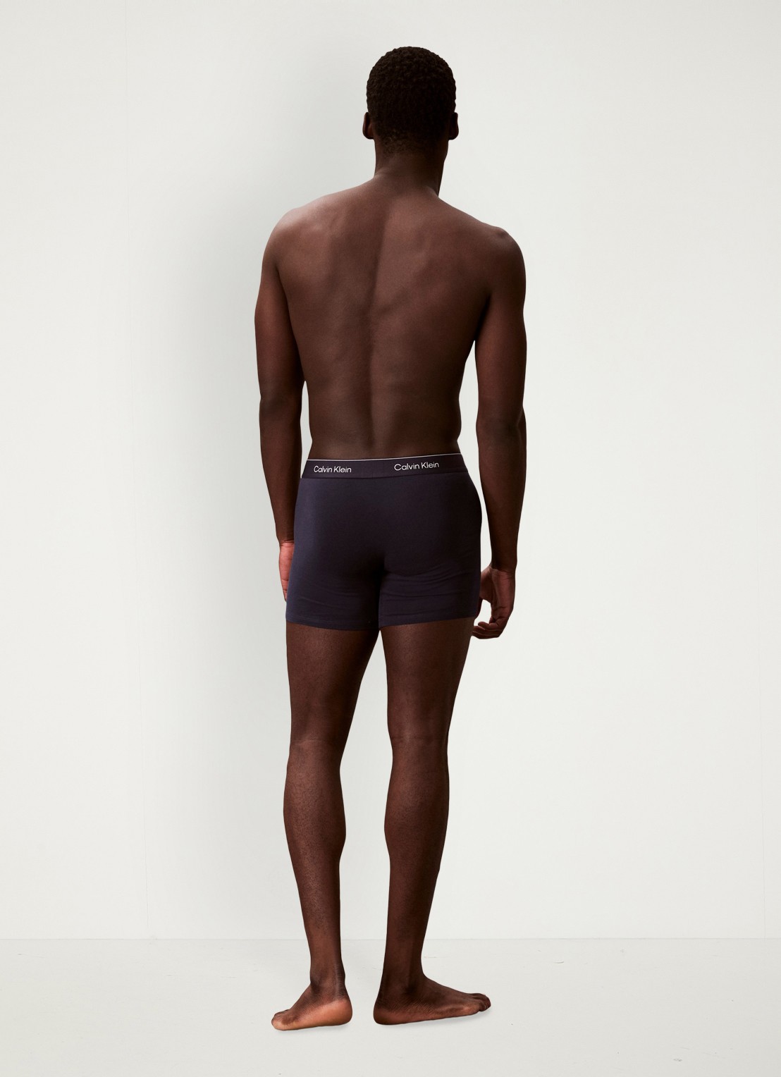 Calvin Klein Boxershorts met logoband in 3-pack - achterkant 5 lichtblauw