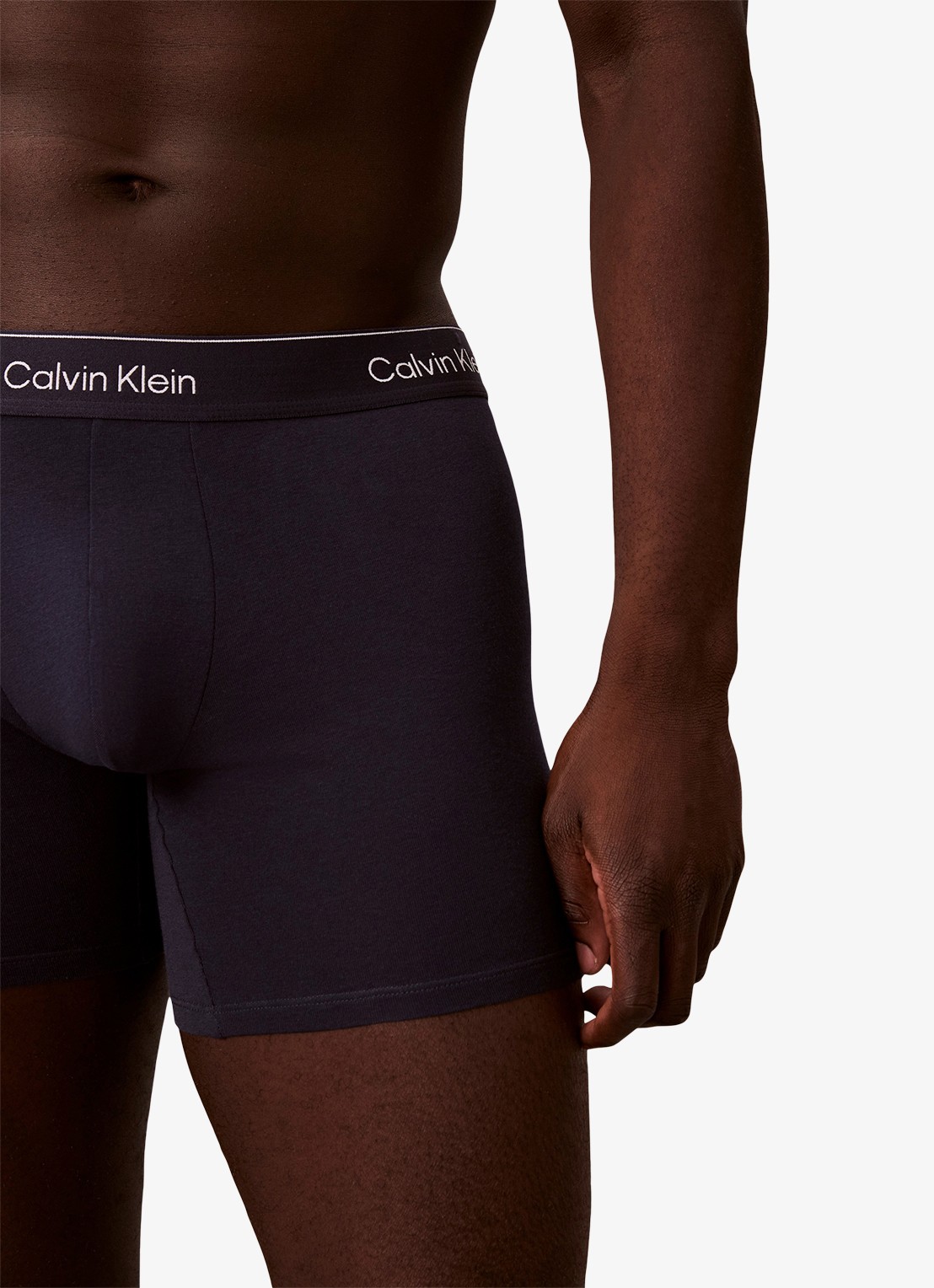 Calvin Klein Boxershorts met logoband in 3-pack - detail 4 lichtblauw