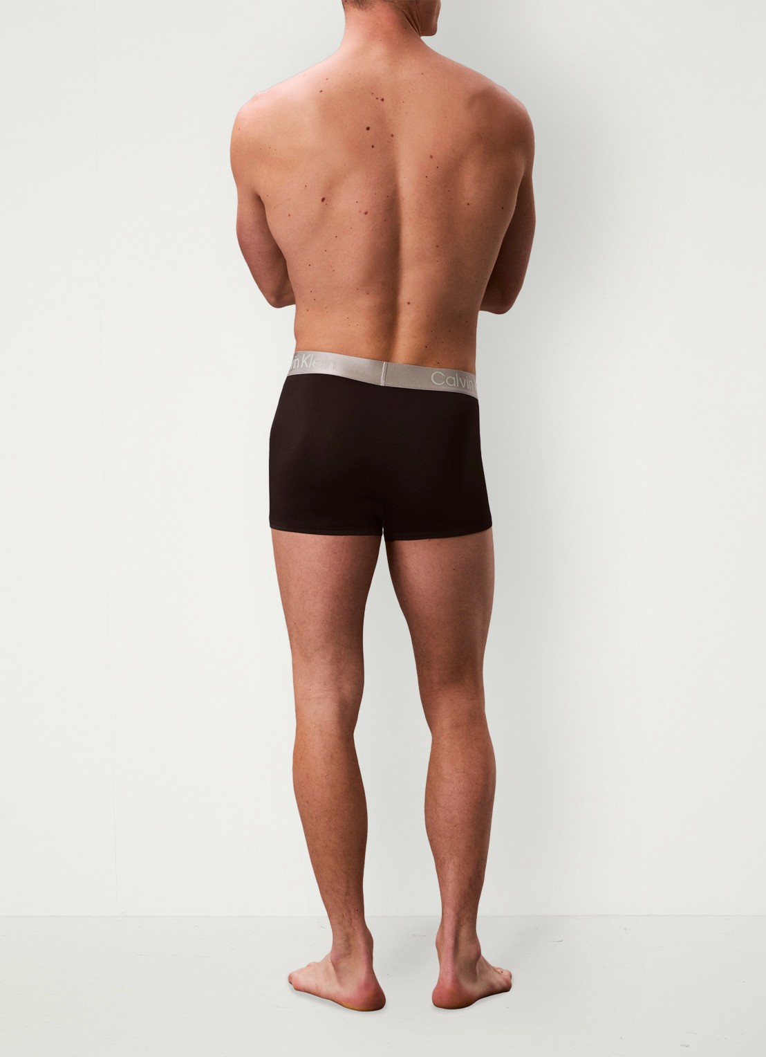 Calvin Klein Boxershorts met logoband in 3-pack - achterkant beige