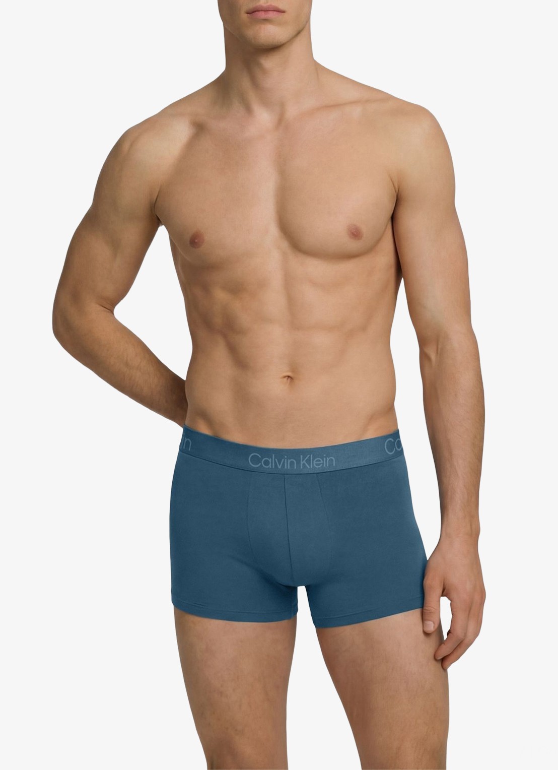 Calvin Klein Boxershorts met logoband in 3-pack - detail 2 blauw