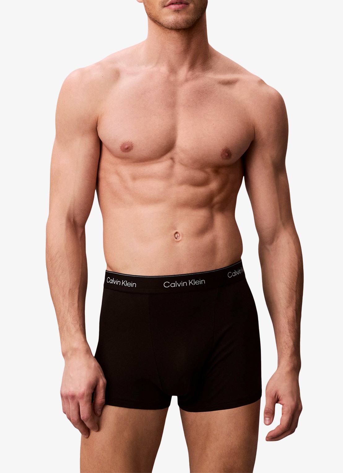 Calvin Klein Boxershorts met logoband in 3-pack - detail 4 groen
