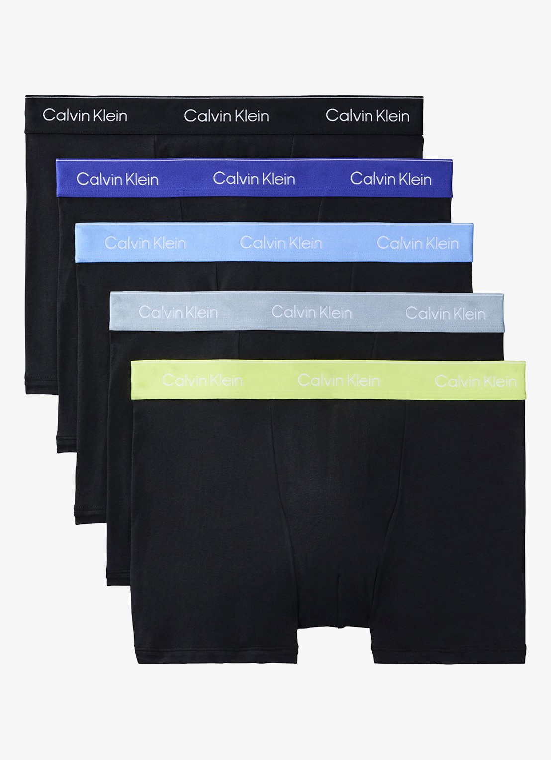 Calvin Klein Boxershorts met logoband in 3-pack - voorkant 2 groen