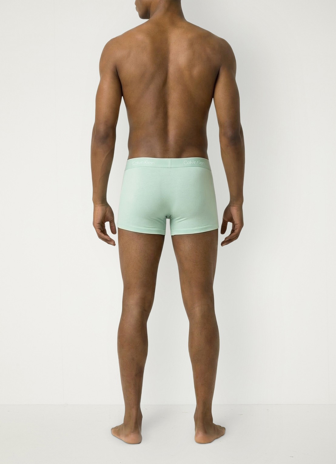 Calvin Klein Boxershorts met logoband in 3-pack - achterkant petrol