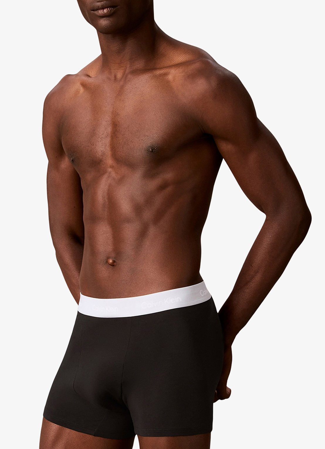 Calvin Klein Boxershorts met logoband in 3-pack - detail 4 blauw