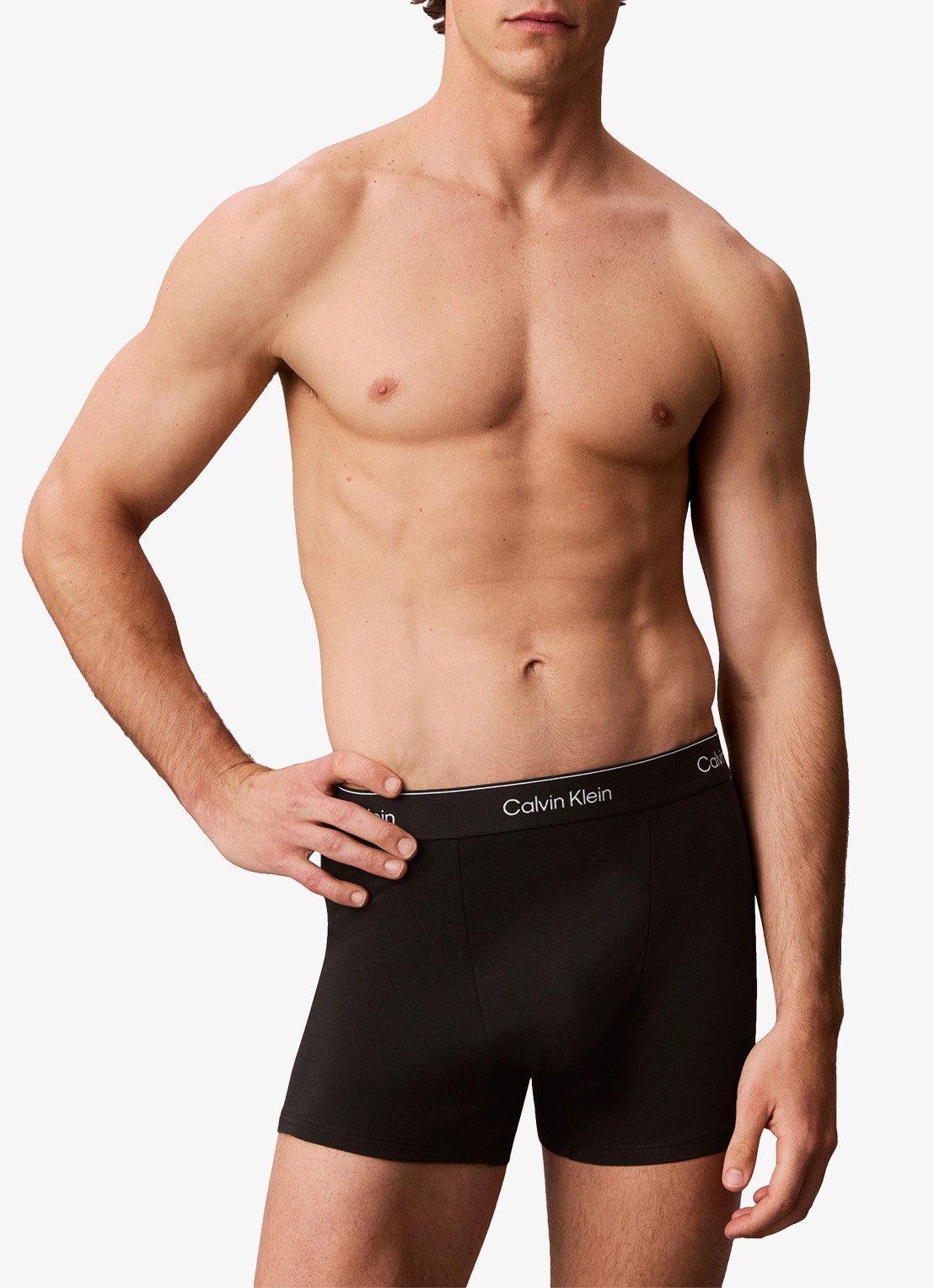 Calvin Klein Boxershorts met logoband in 3-pack - detail 4 paars