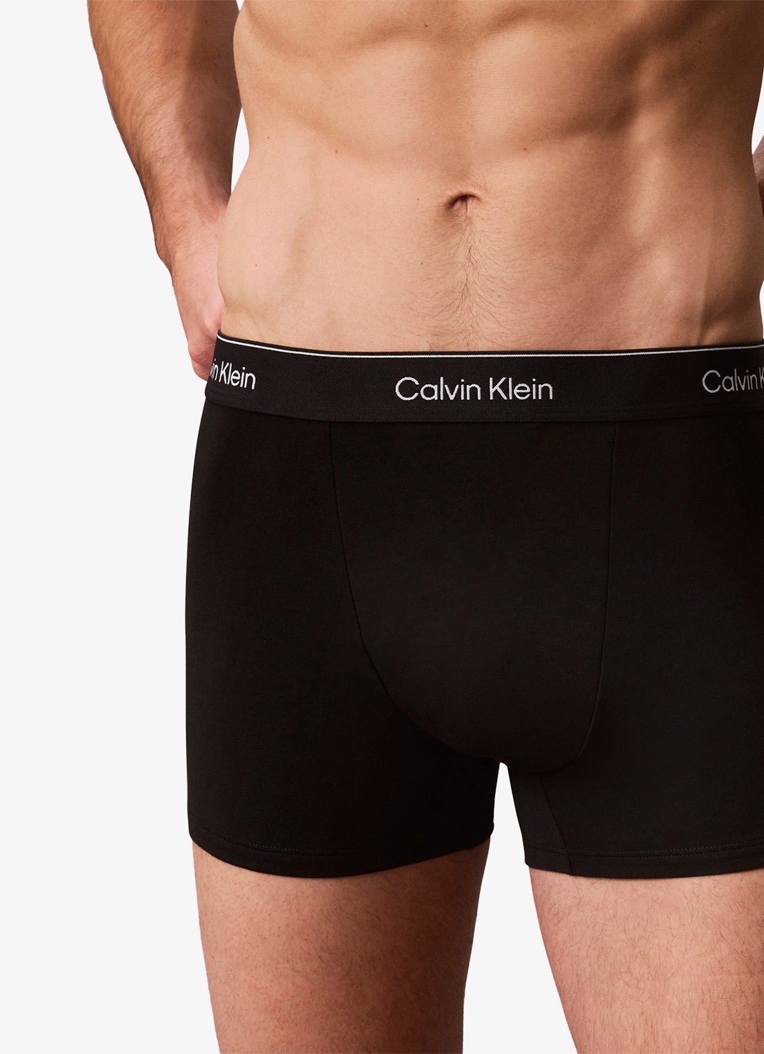 Calvin Klein Boxershorts met logoband in 3-pack - detail 5 paars