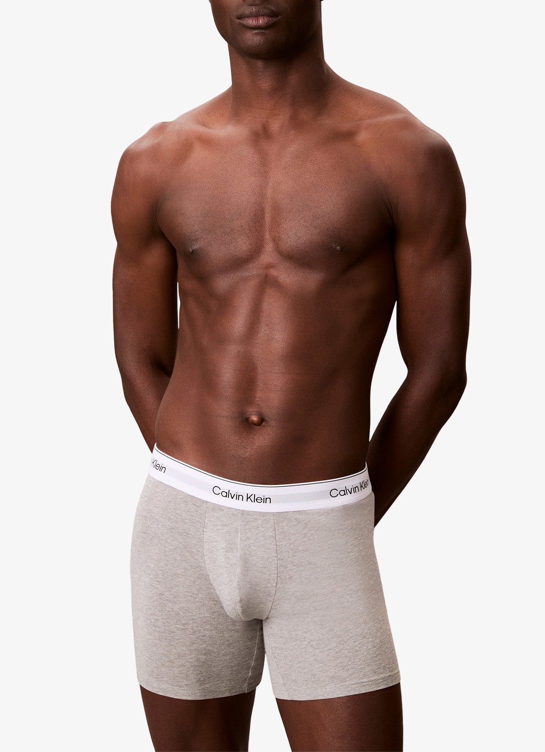 Calvin Klein Boxershorts met logoband in 3-pack - detail 4 blauw