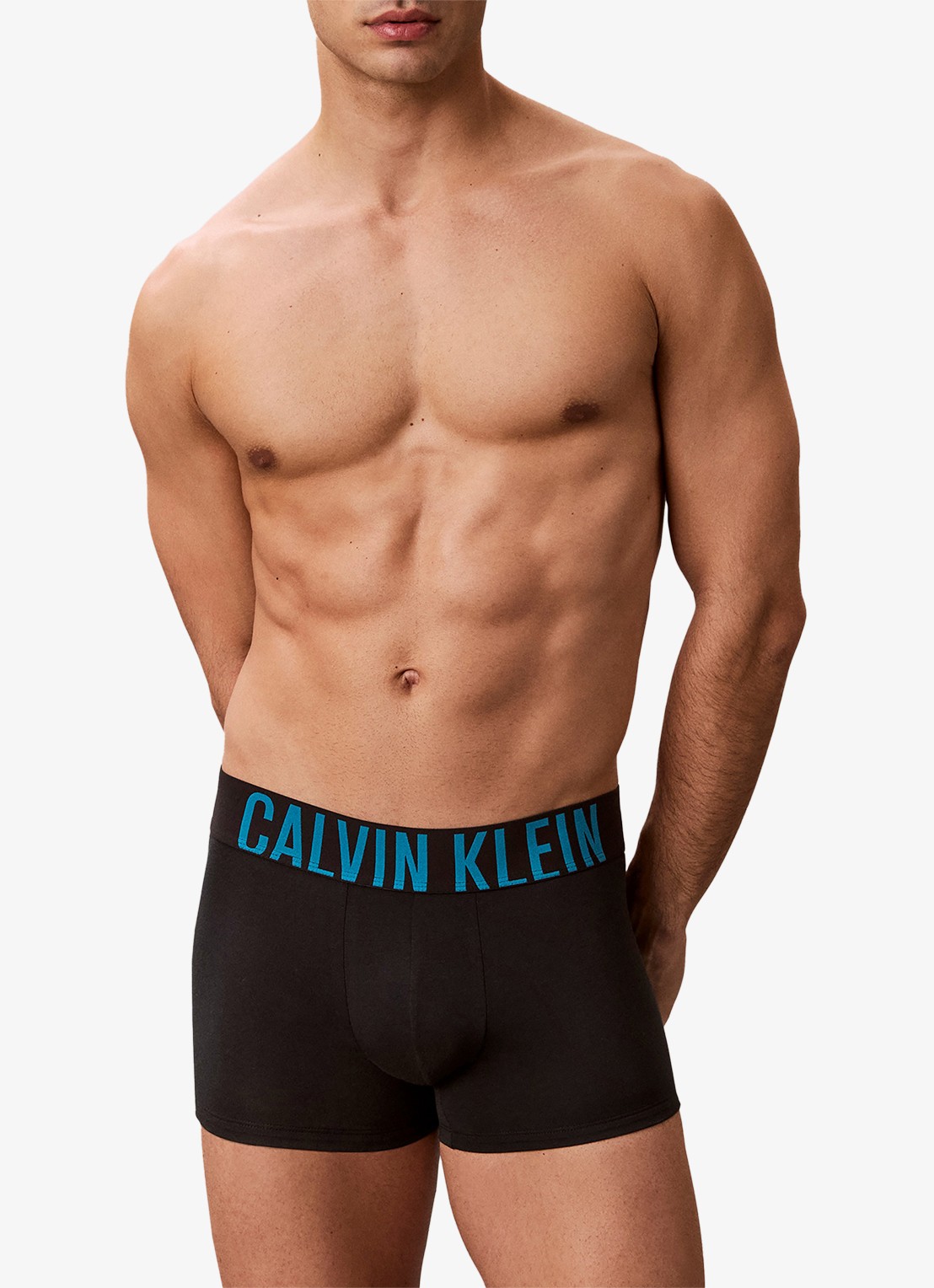 Calvin Klein Boxershorts met logoband in 3-pack - detail 4 zwart