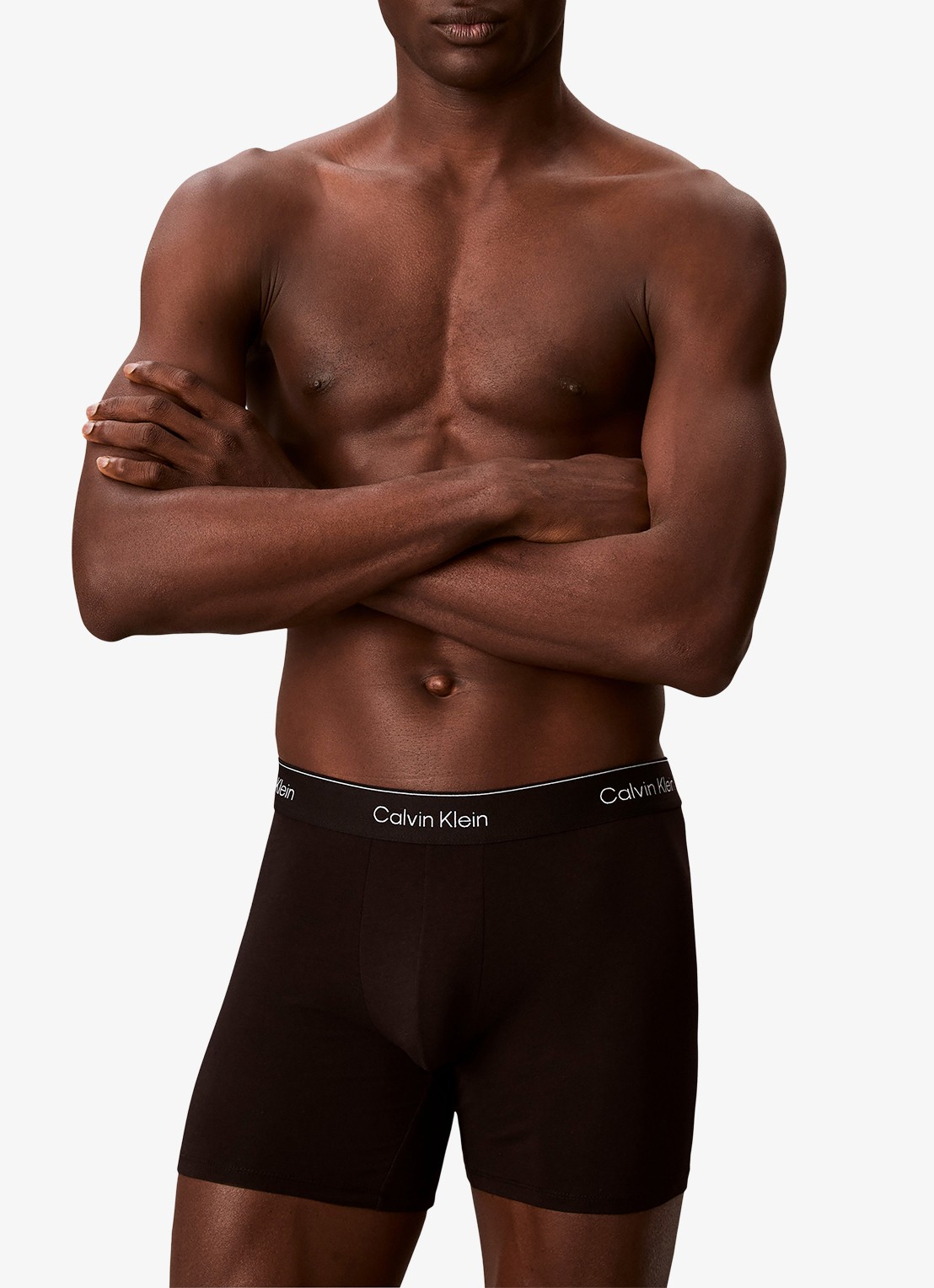 Calvin Klein Boxershorts met logoband in 3-pack - detail 3 zwart