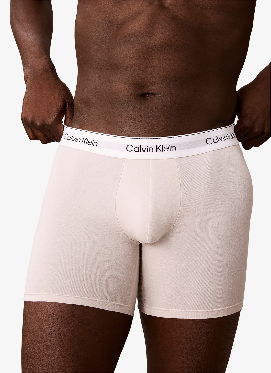 Calvin Klein Boxershorts met logoband in 3-pack - detail 2 groen