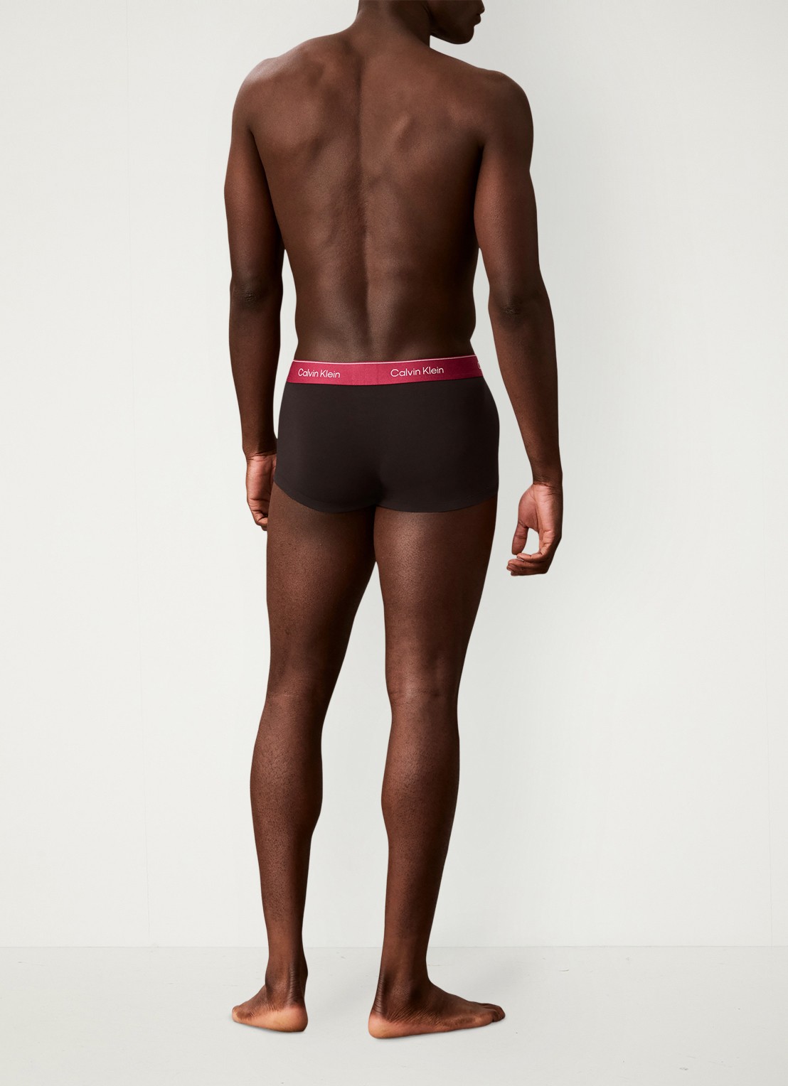 Calvin Klein Boxershorts met logoband in 3-pack - achterkant blauw