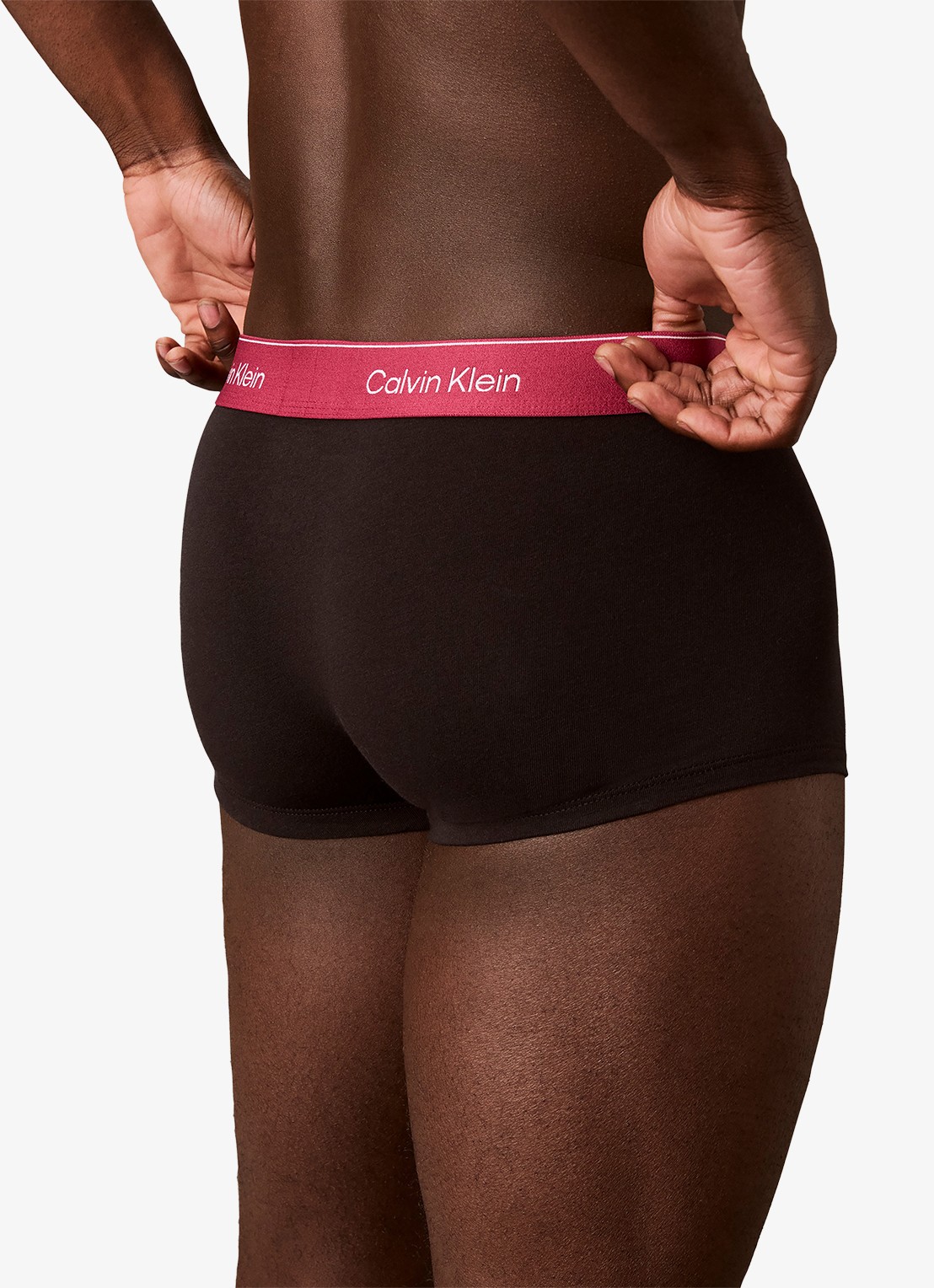 Calvin Klein Boxershorts met logoband in 3-pack - detail 4 blauw