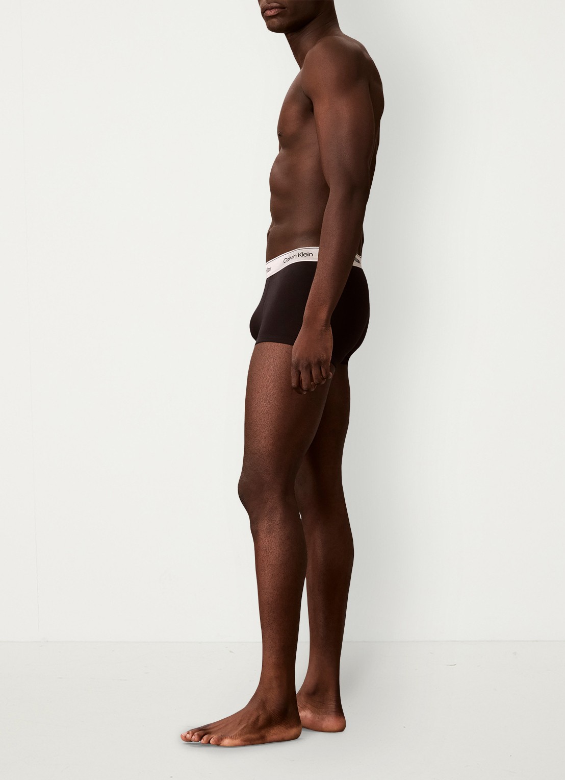 Calvin Klein Boxershorts met logoband in 3-pack - detail zwart