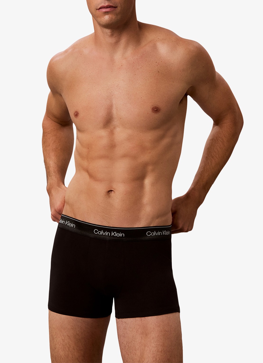 Calvin Klein Boxershorts met logoband in 3-pack - detail 2 rood