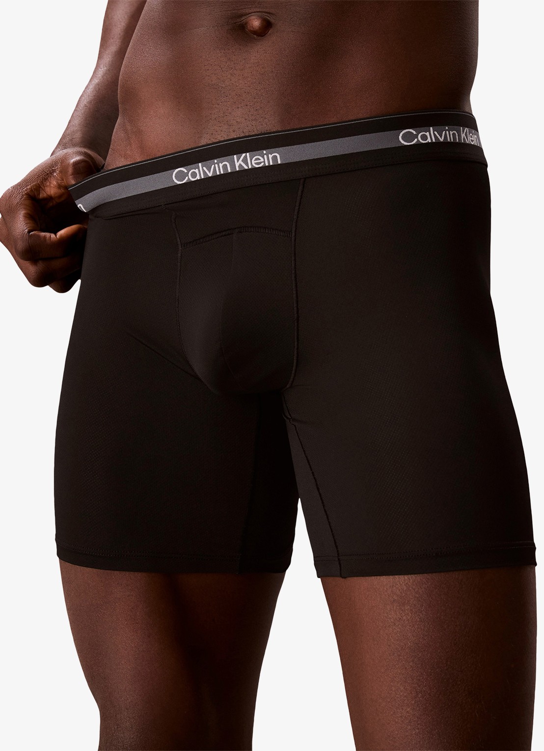 Calvin Klein Boxershorts met logoband in 3-pack - detail 2 zwart