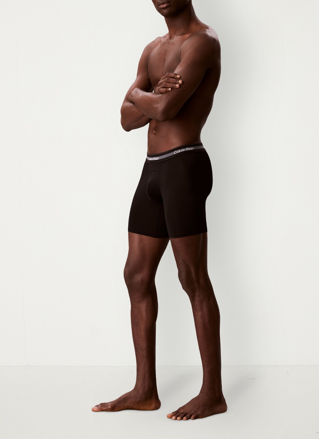 Calvin Klein Boxershorts met logoband in 3-pack - detail 3 zwart