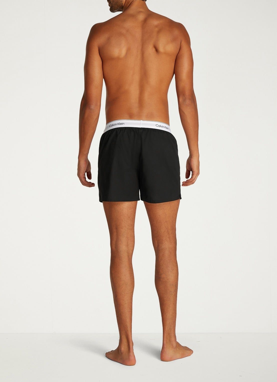 Calvin Klein Boxershorts met logoband in 3-pack - achterkant zwart