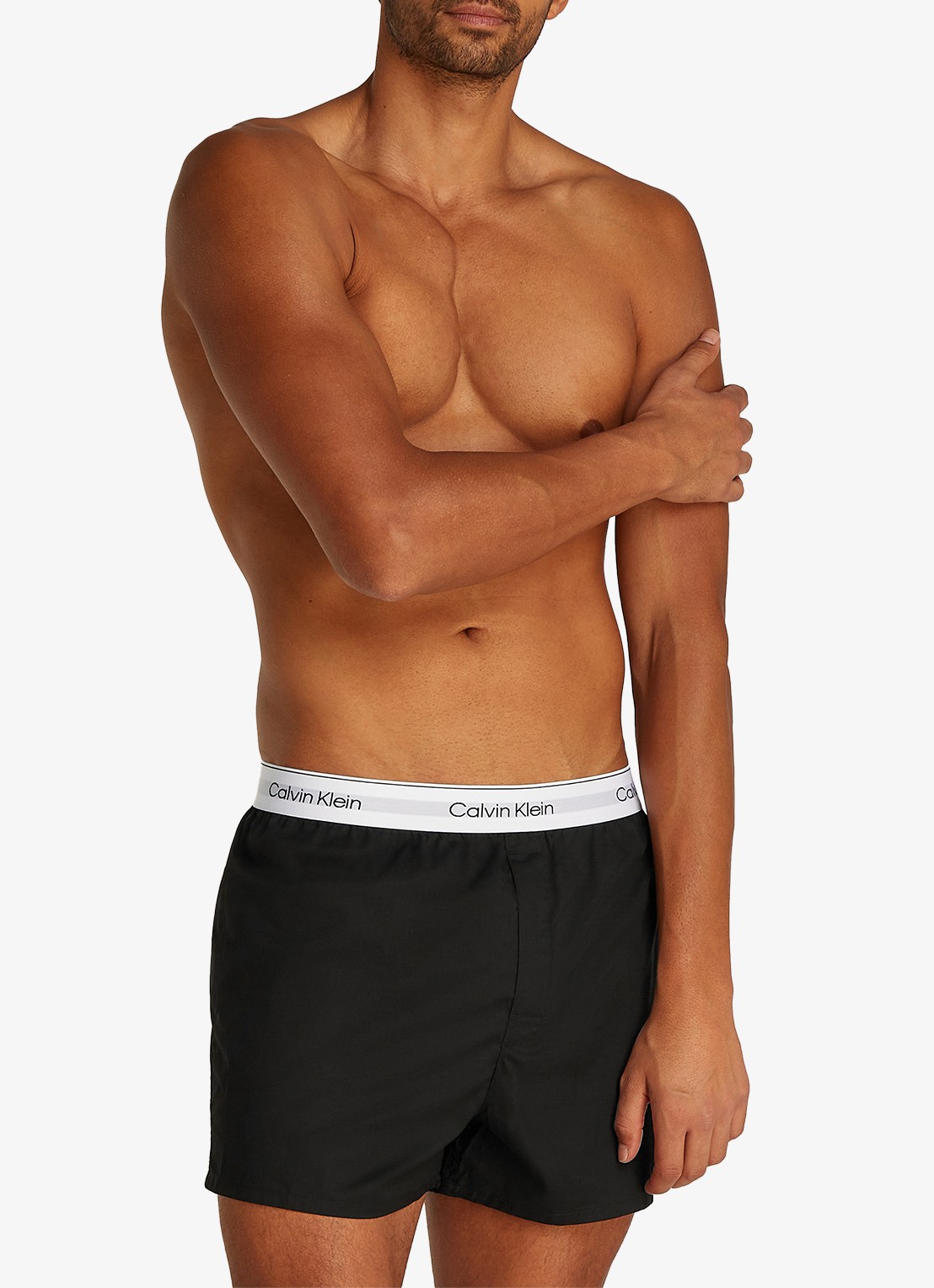 Calvin Klein Boxershorts met logoband in 3-pack - detail 4 zwart
