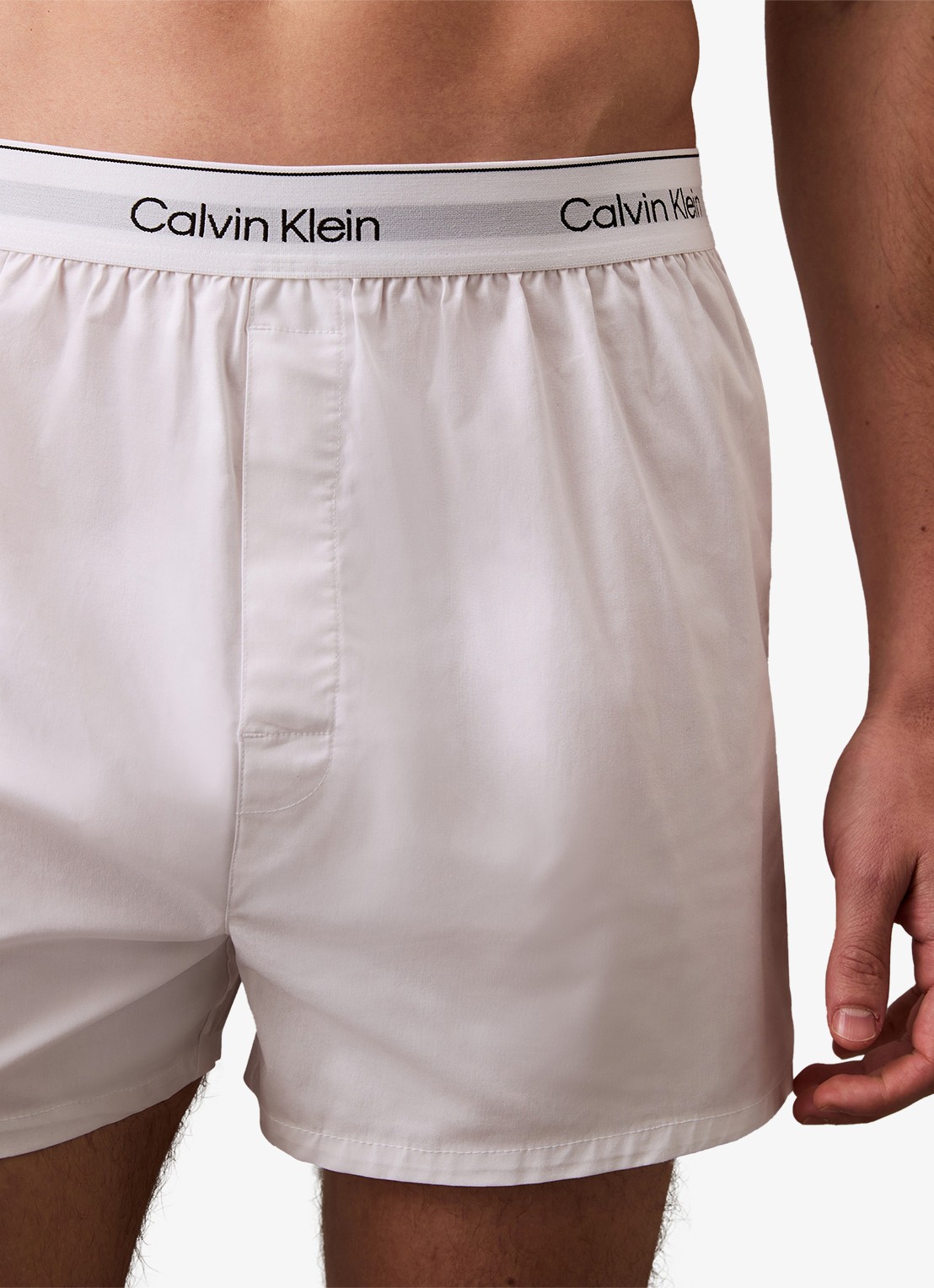 Calvin Klein Boxershorts met logoband in 3-pack - detail 5 wit