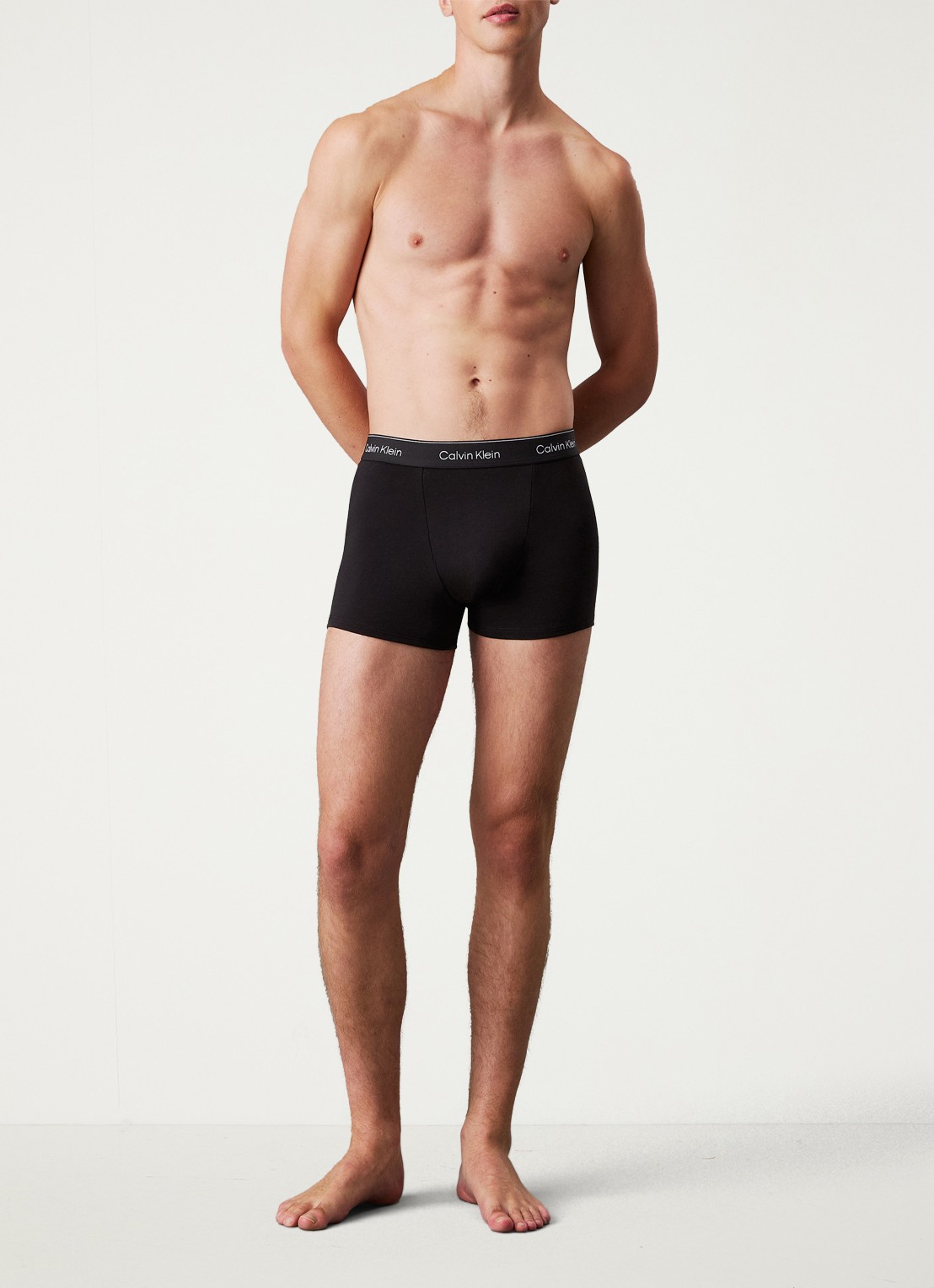 Calvin Klein Boxershorts met logoband in 3-pack - detail 2 diepzwart