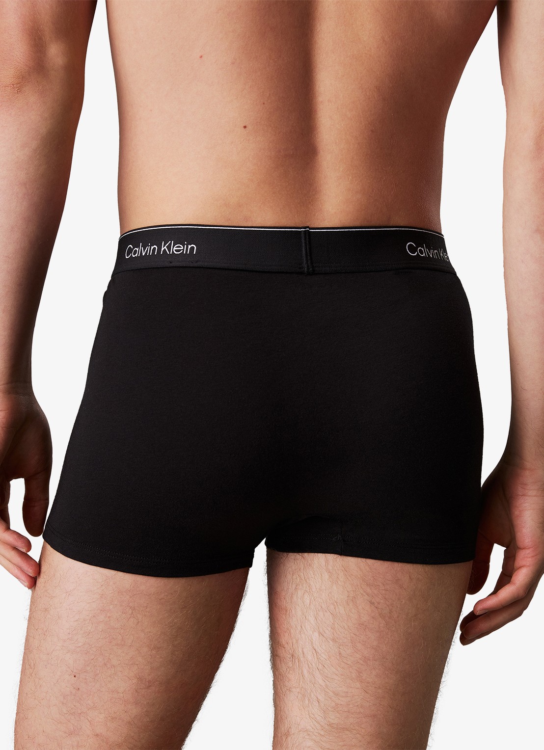 Calvin Klein Boxershorts met logoband in 3-pack - detail 3 diepzwart