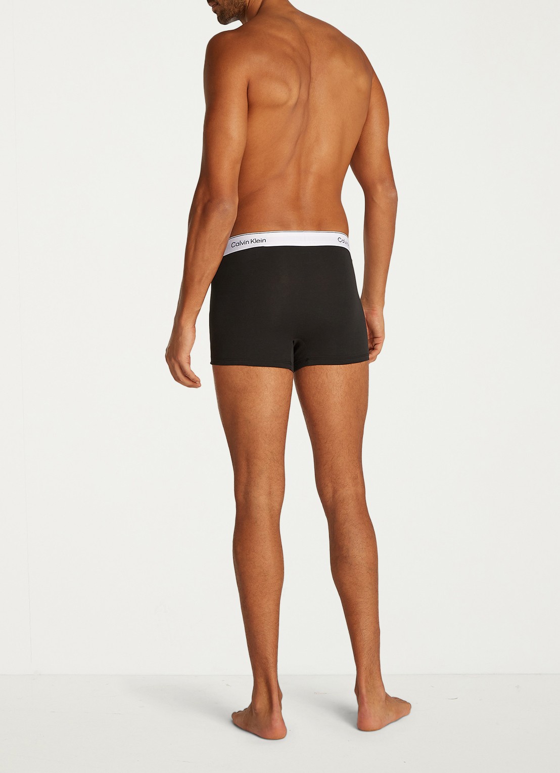 Calvin Klein Boxershorts met logoband in 3-pack - achterkant blauw