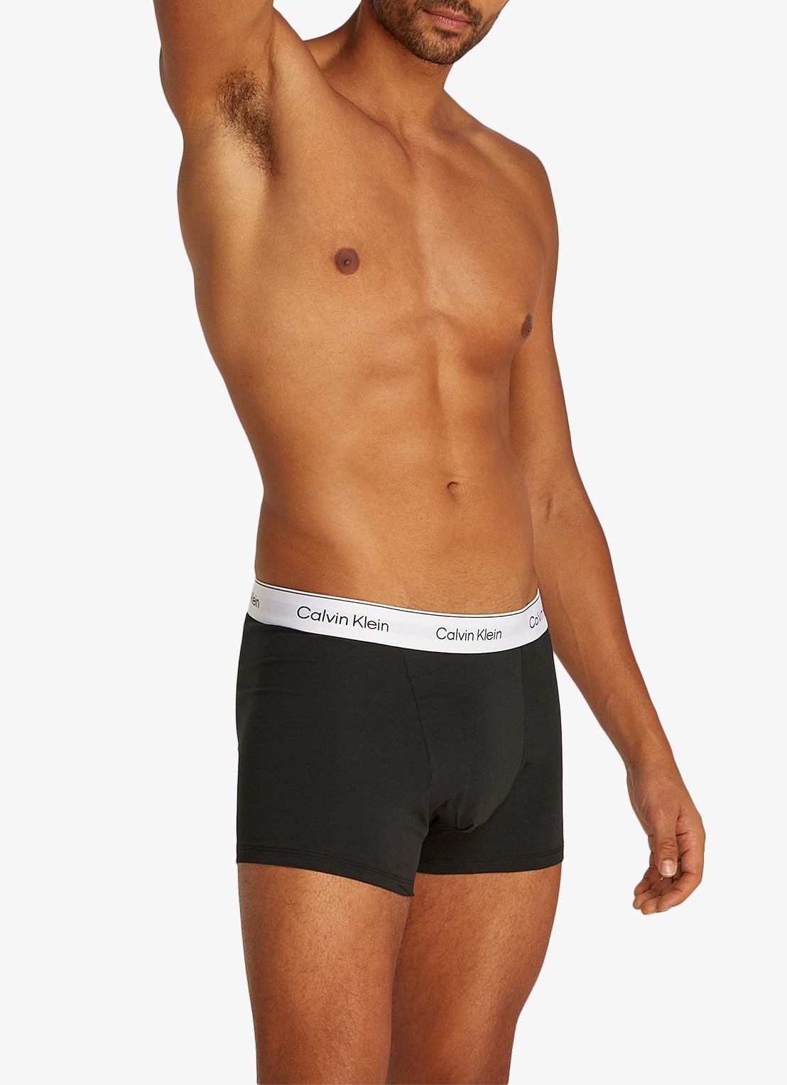 Calvin Klein Boxershorts met logoband in 3-pack - detail 2 blauw