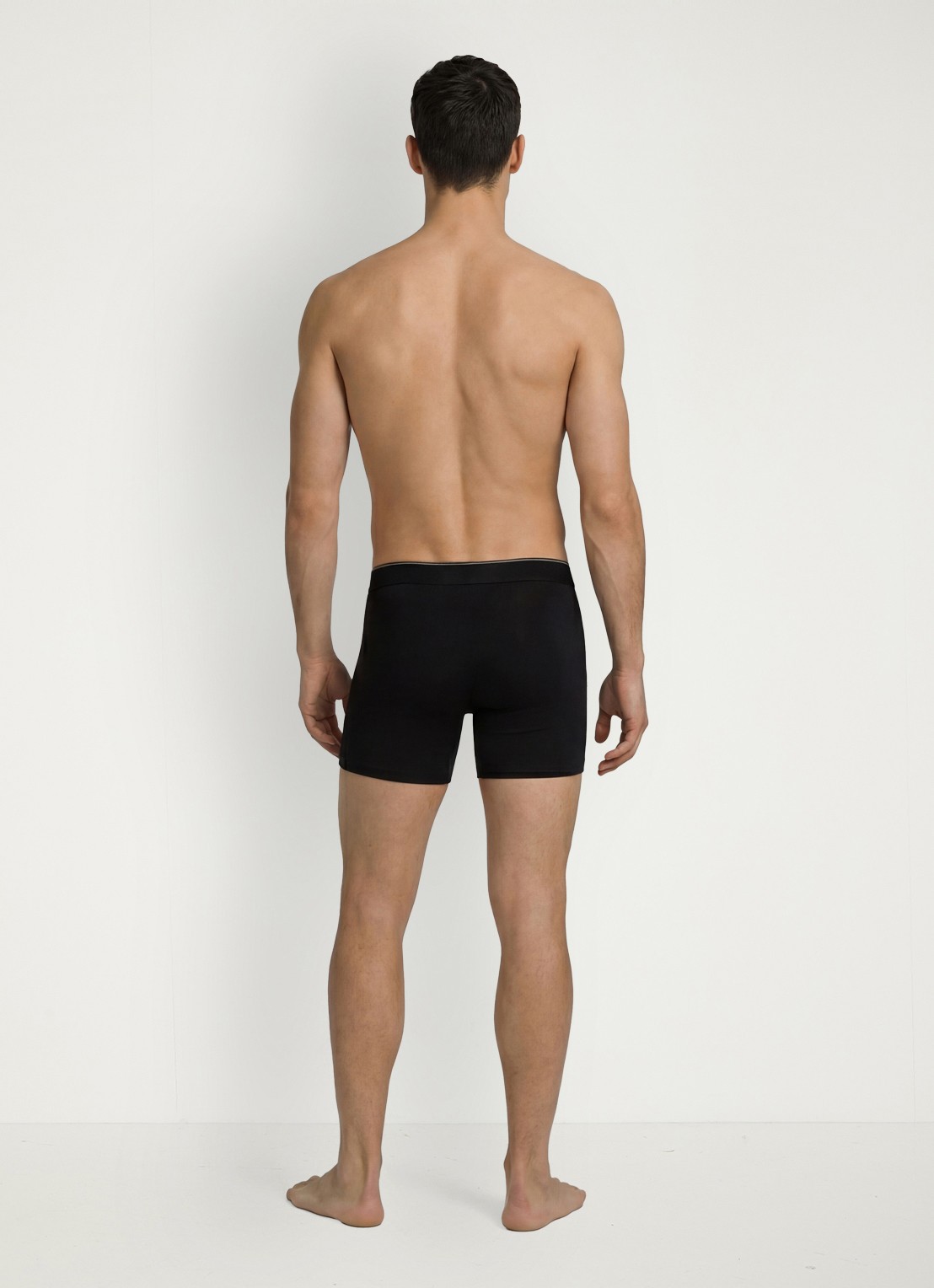Calvin Klein Boxershorts met logoband in 3-pack - achterkant 2 zwart