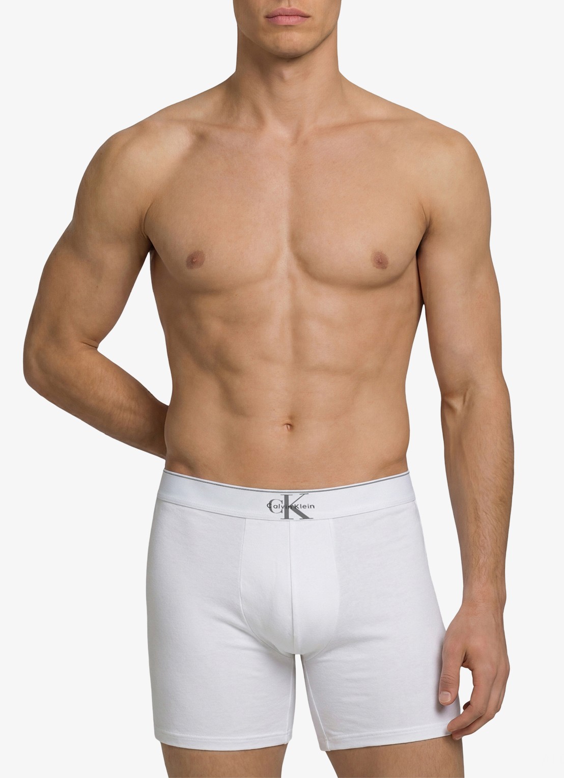 Calvin Klein Boxershorts met logoband in 3-pack - detail 4 grijs