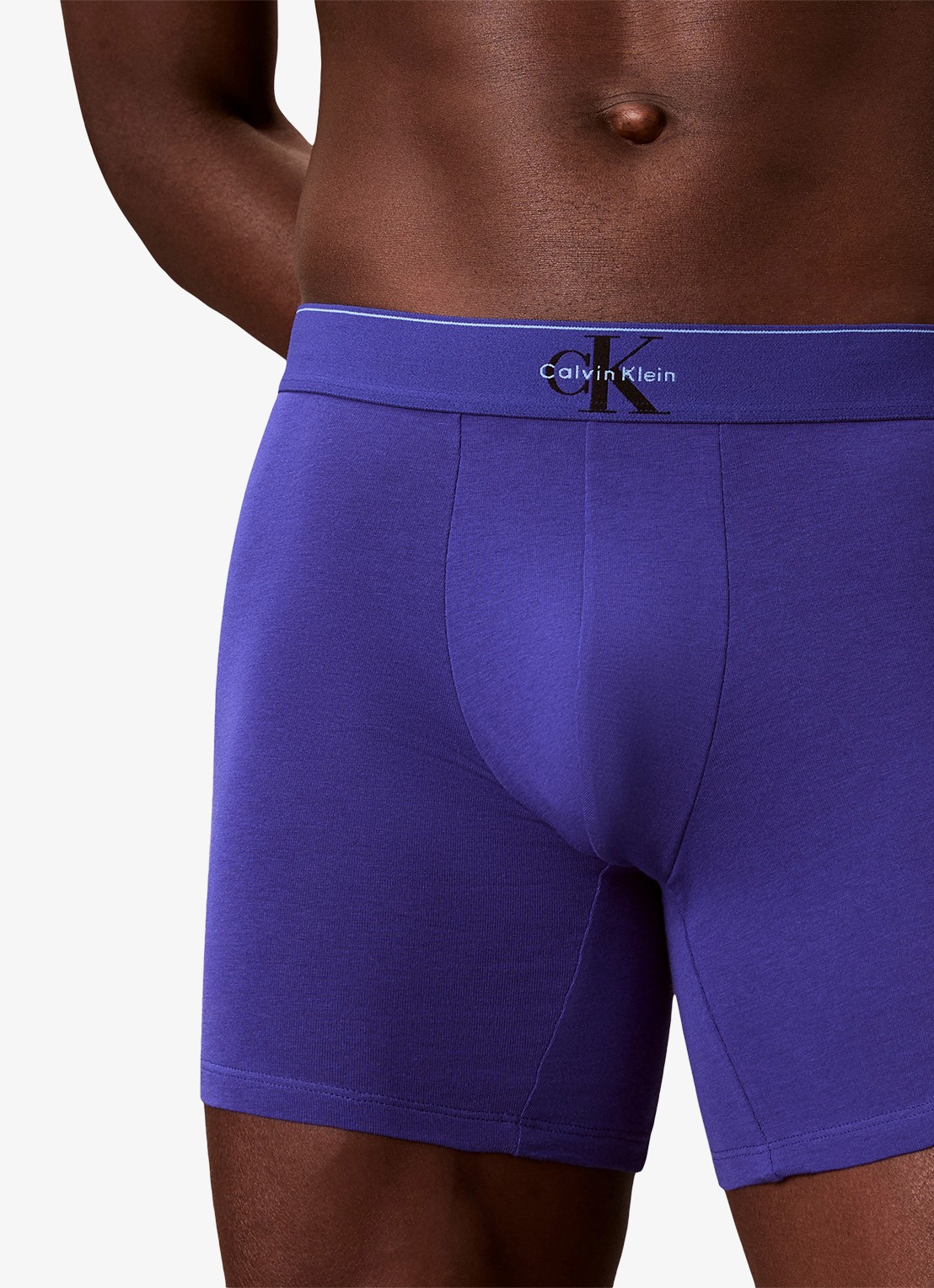 Calvin Klein Boxershorts met logoband in 3-pack - detail 5 blauw