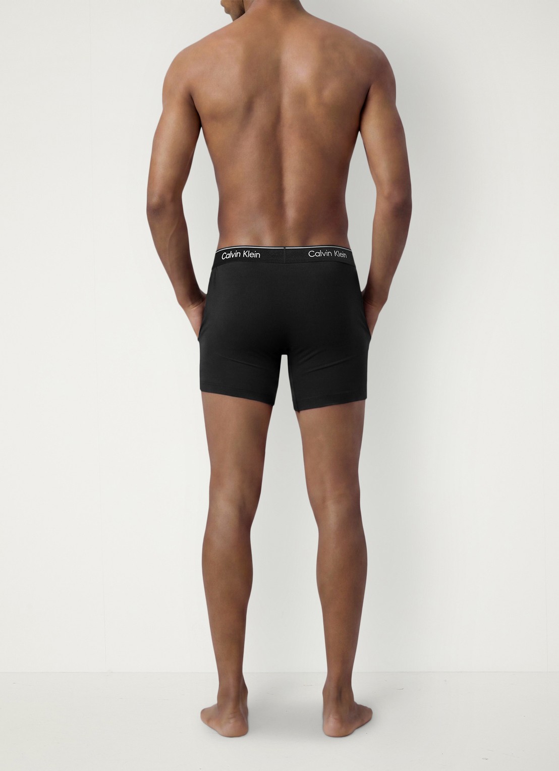 Calvin Klein Boxershorts met logoband in 5-pack - achterkant 5 paars