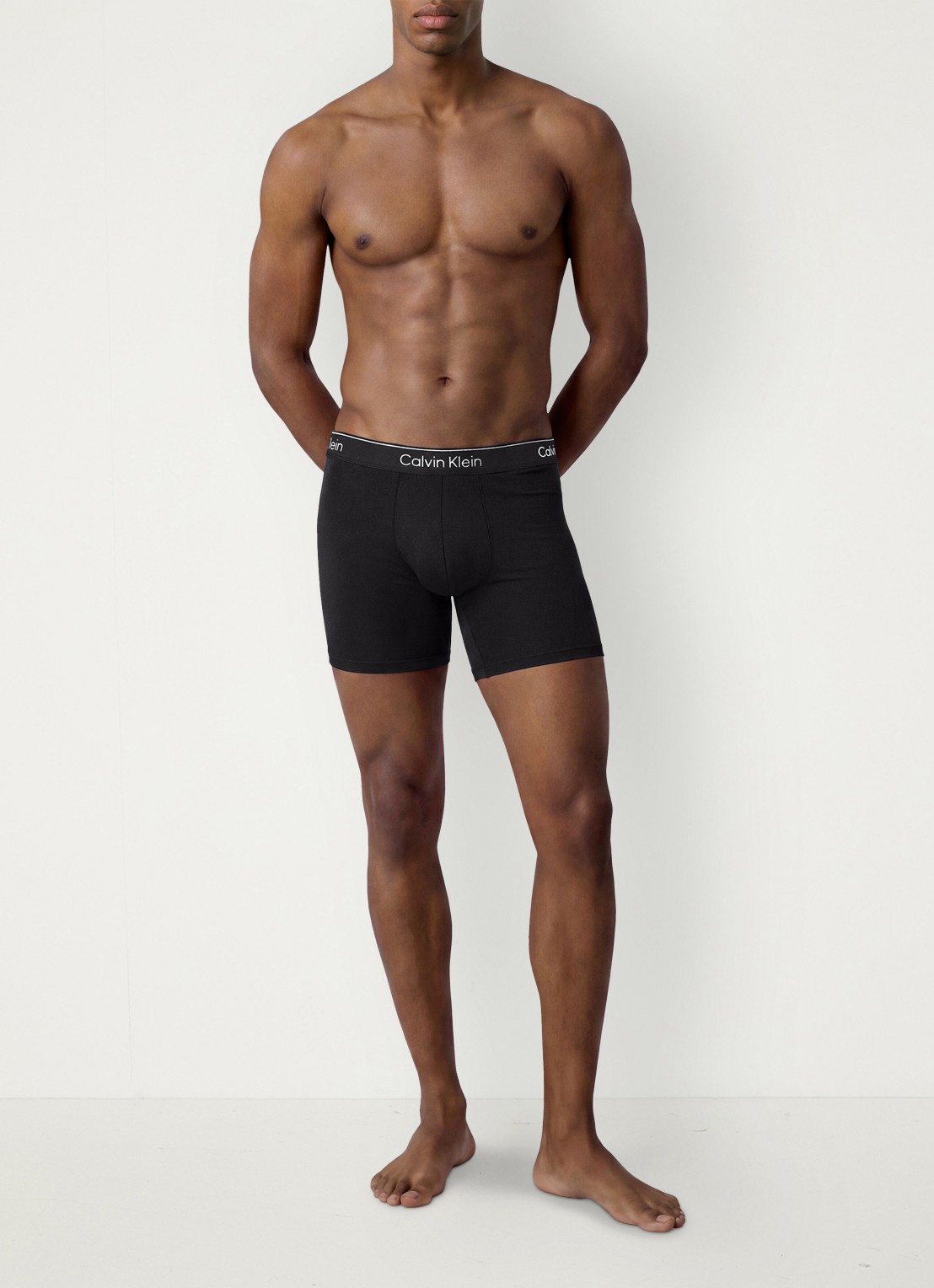 Calvin Klein Boxershorts met logoband in 5-pack - voorkant 2 paars