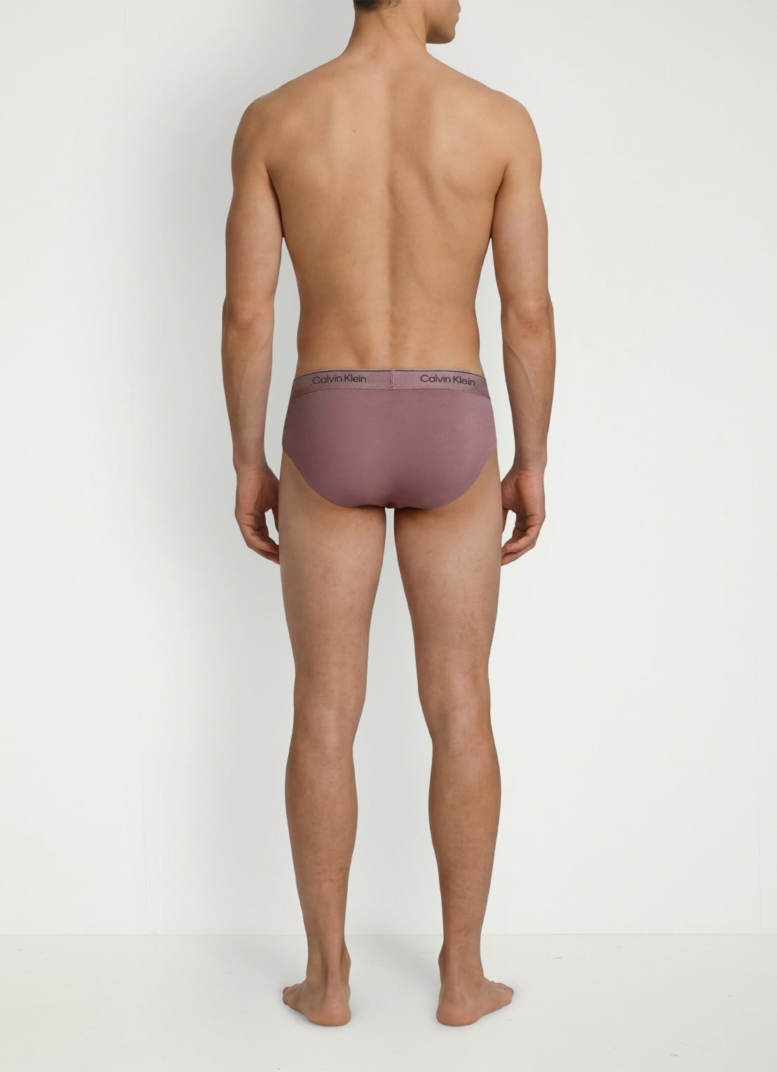Calvin Klein Boxerslip met logoband in 3-pack - achterkant 2 blauw