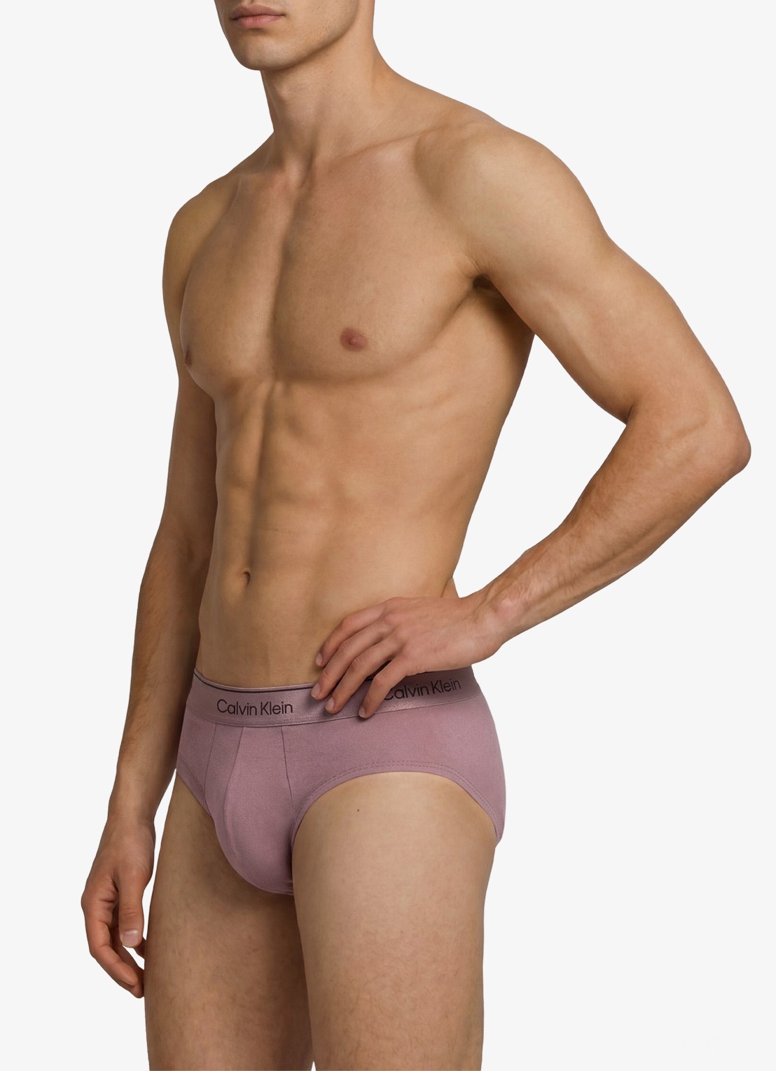 Calvin Klein Boxerslip met logoband in 3-pack - detail blauw