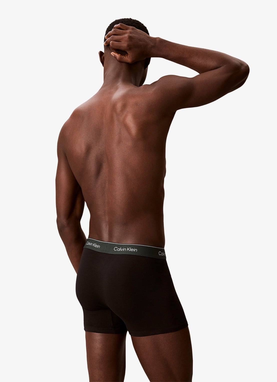 Calvin Klein Boxerslips met logoband in 3-pack - detail 2 zwart